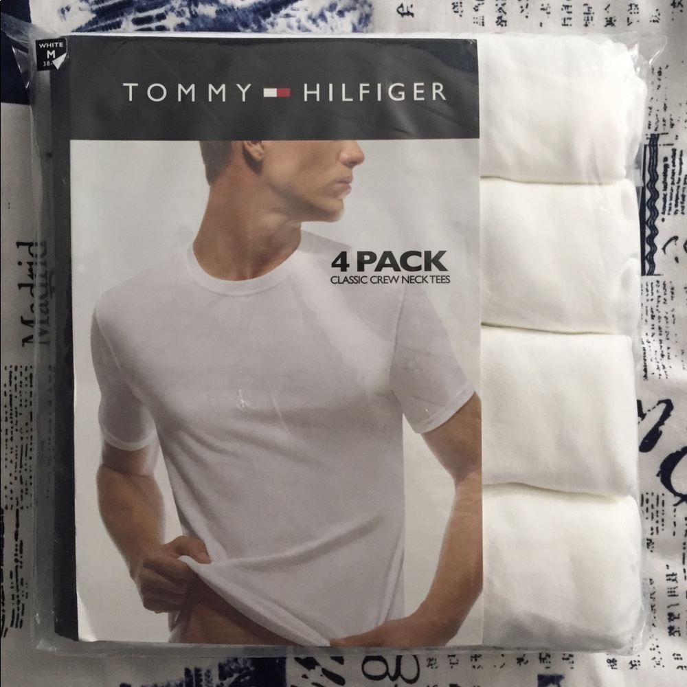 Tommy Hilfiger - 4 Pack Classic Tees - 100% Cotton